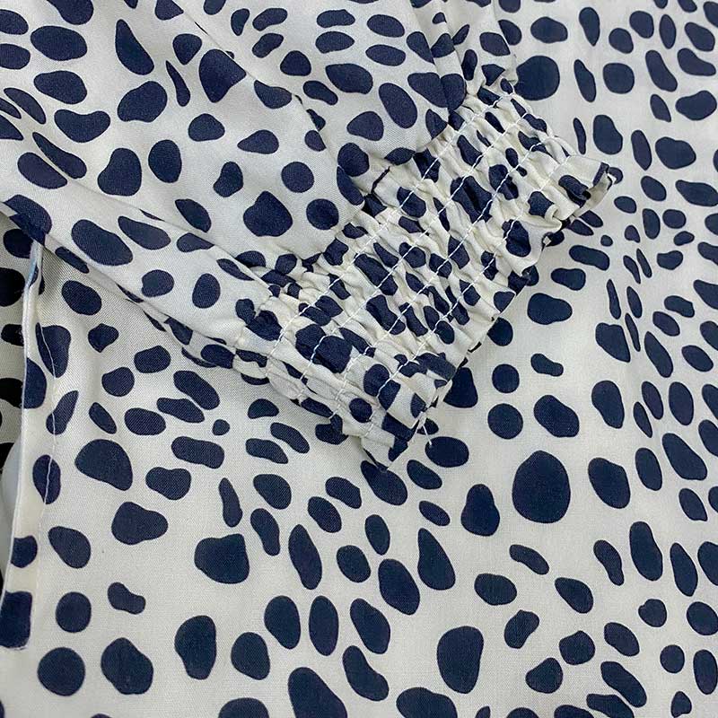 Luxury Leopard print shirt dress5